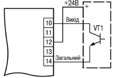 Подключение датчиков с n-p-n входом