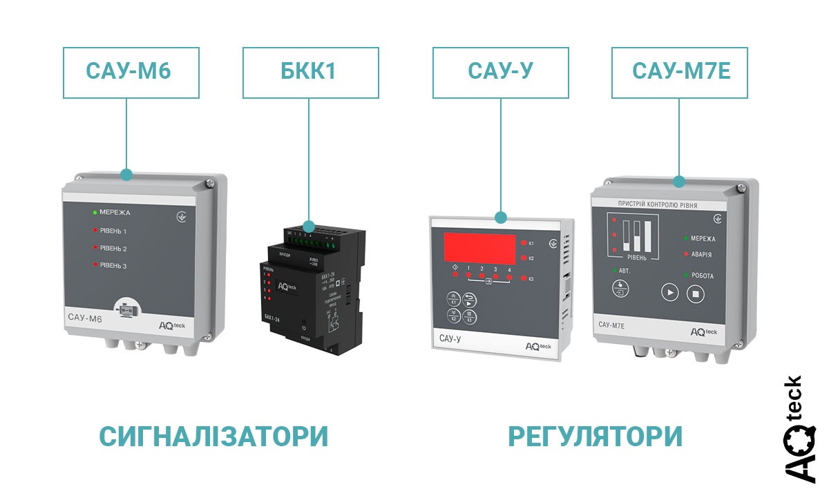 сигналізатори та регулятори АКУТЕК