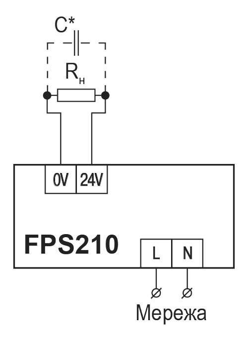 Схема подключения устройства